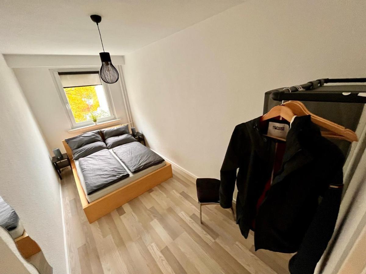 Kmhosting Zentrum Modern Appartement - Kingsize Boxspringbett 开姆尼茨 外观 照片