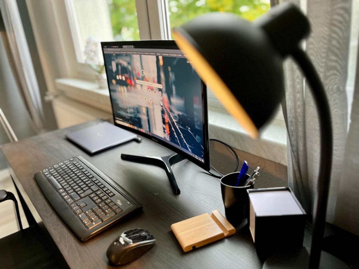 Kmhosting Zentrum Modern Appartement - Kingsize Boxspringbett 开姆尼茨 外观 照片